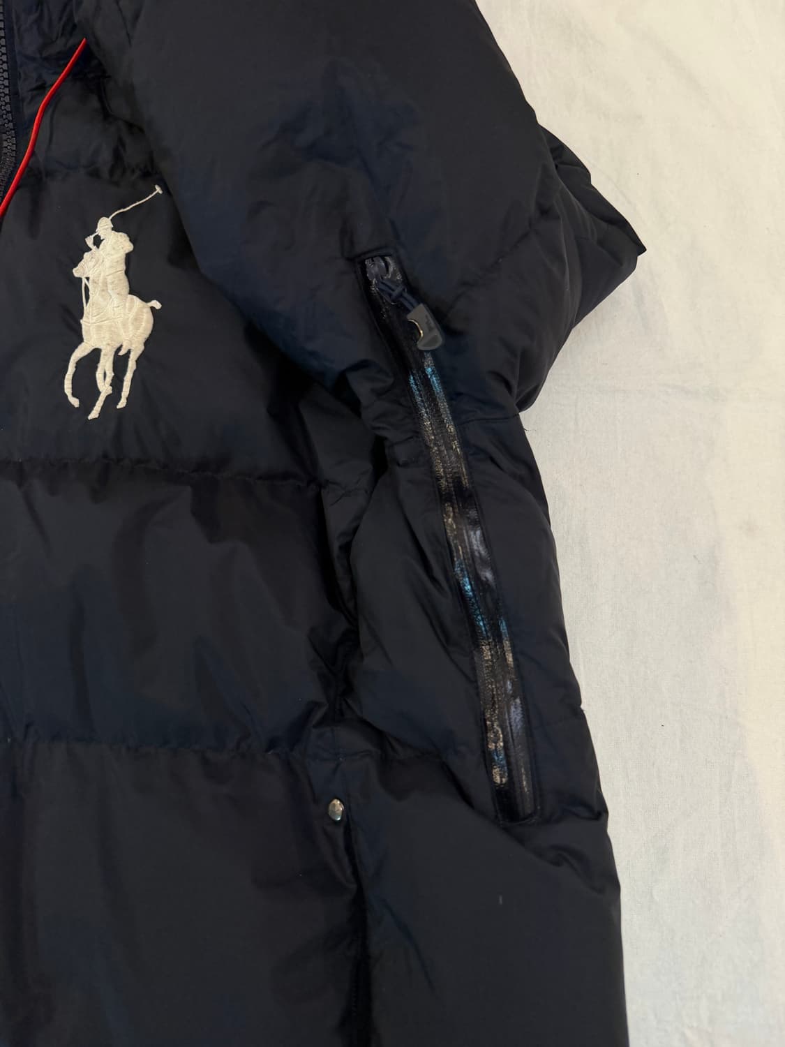 폴로 랄프로렌 빅포니 치프키프 USA 성조기 패딩 네이비 상품이미지5