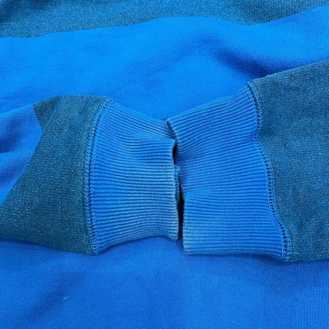 DC 블루 스트라이프 빅로고 후드집업 상품이미지4