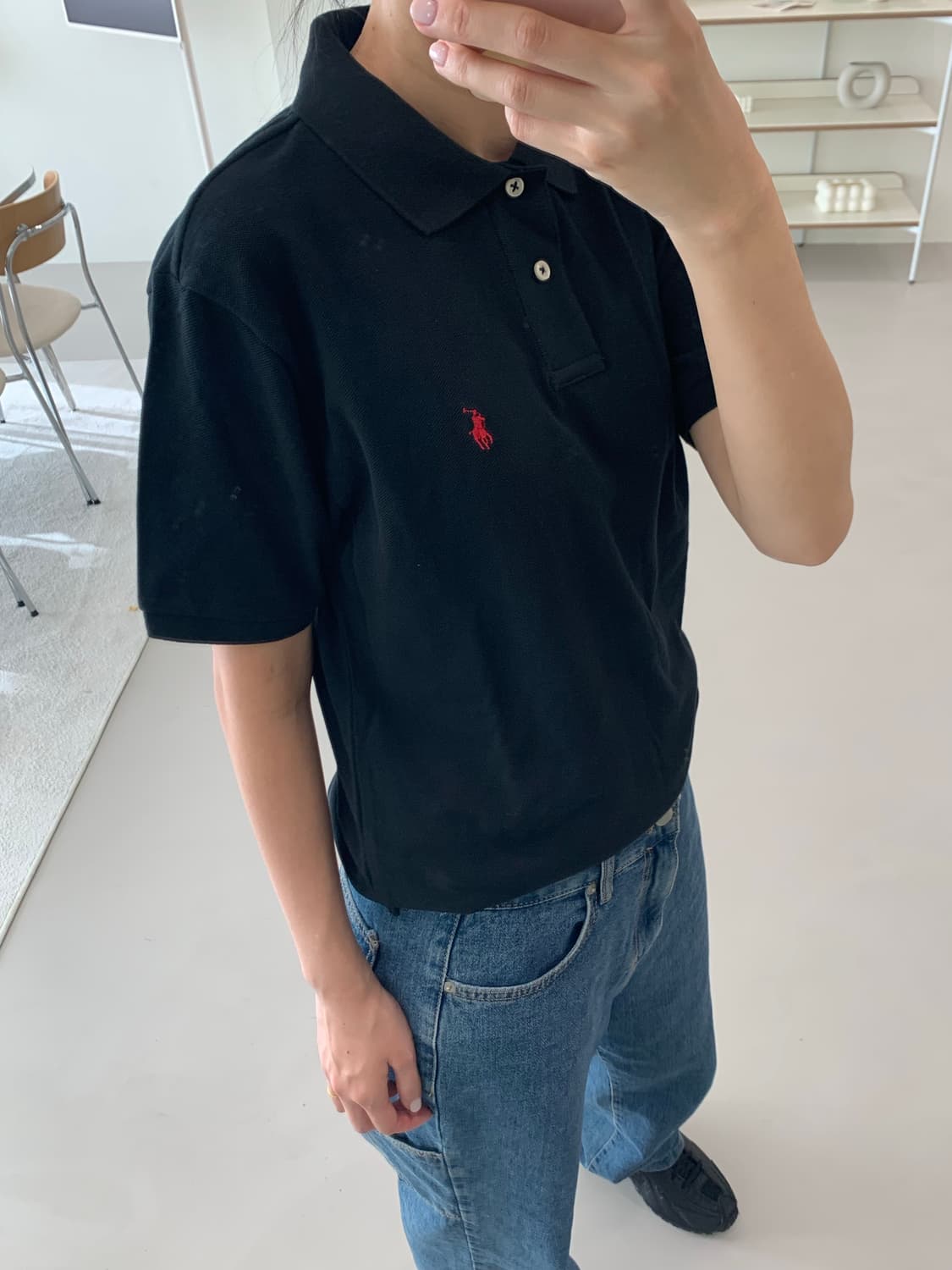 폴로 랄프로렌 보이즈 반팔 카라티 카키 XL(20) 상품이미지7