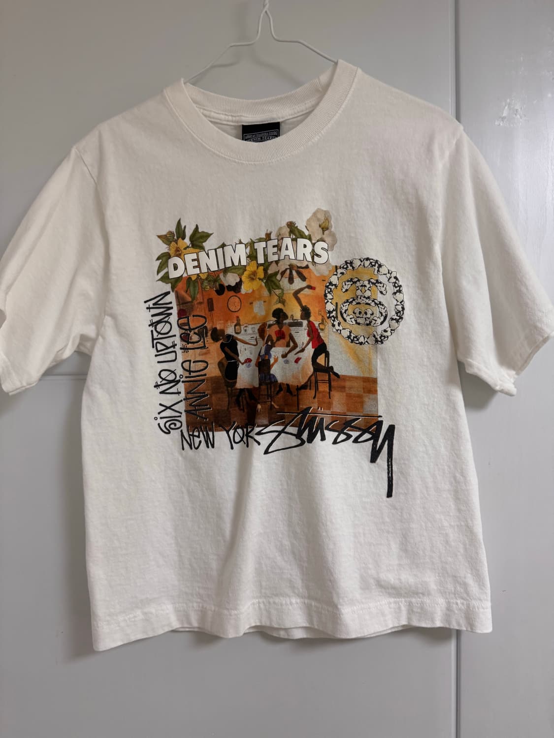 스투시 데님티어스 콜라보 반팔 상품이미지1
