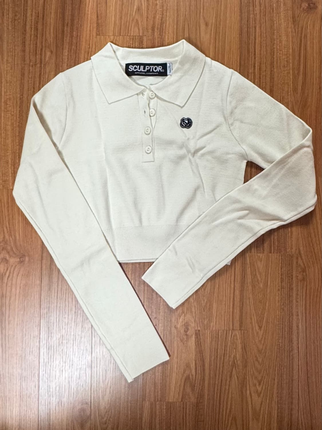 스컬프터 카라 니트 상품이미지1