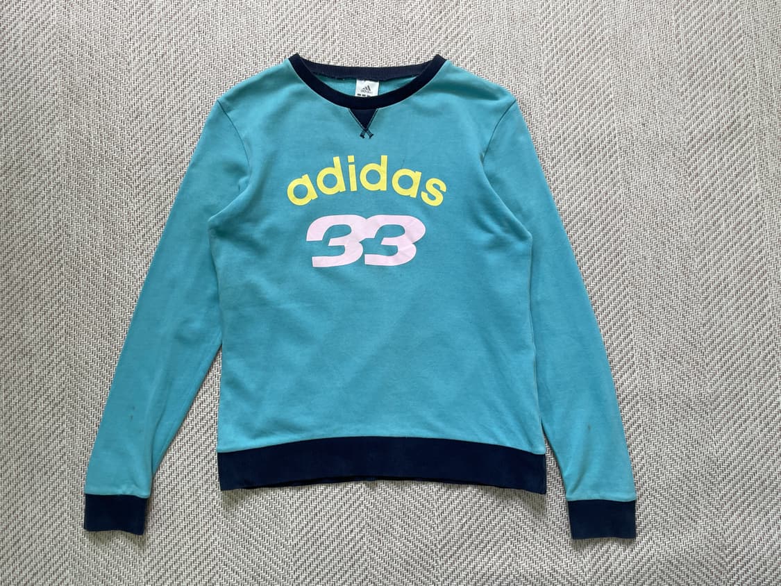 2010s adidas  아디다스 33 넘버링 거셋 롱슬리브 상품이미지1