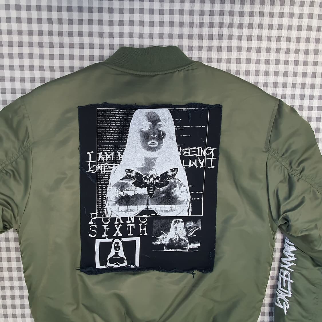 아임낫어휴먼비잉 MA-1 오버핏 항공점퍼 남자95~100 상품이미지9