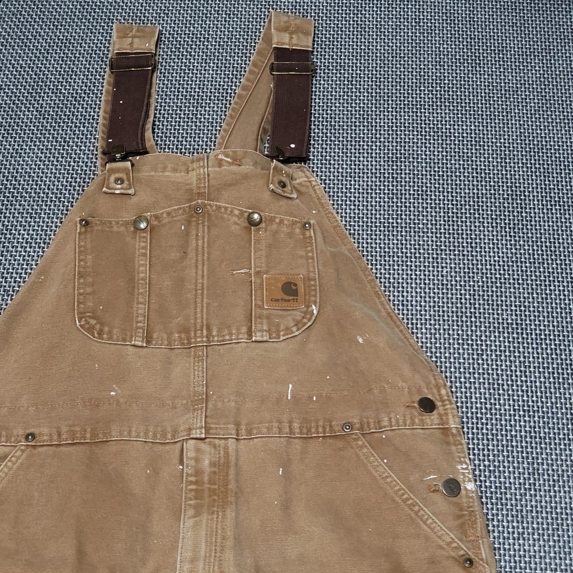 킬하트 더블니 덕 캔버스 오버롤 멜빵 바지 (38x34) 상품이미지1