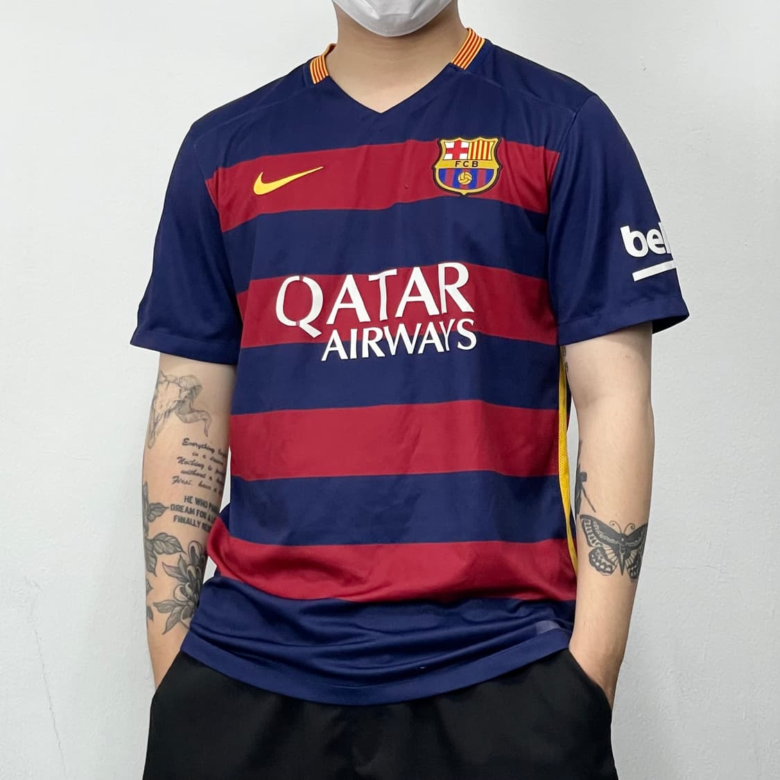나이키 바르셀로나 15/16 수아레즈 유니폼 져지 상품이미지3