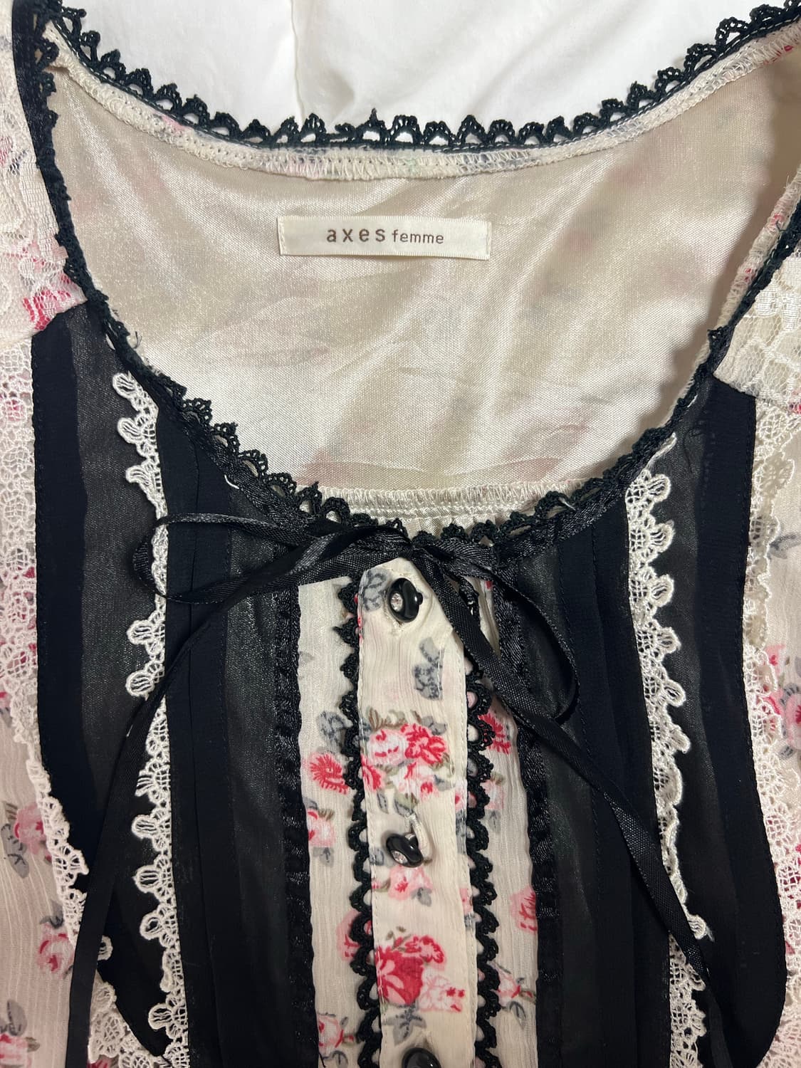 엑시즈팜 꽃 나시 원피스 엔틱 빈티지 상품이미지2