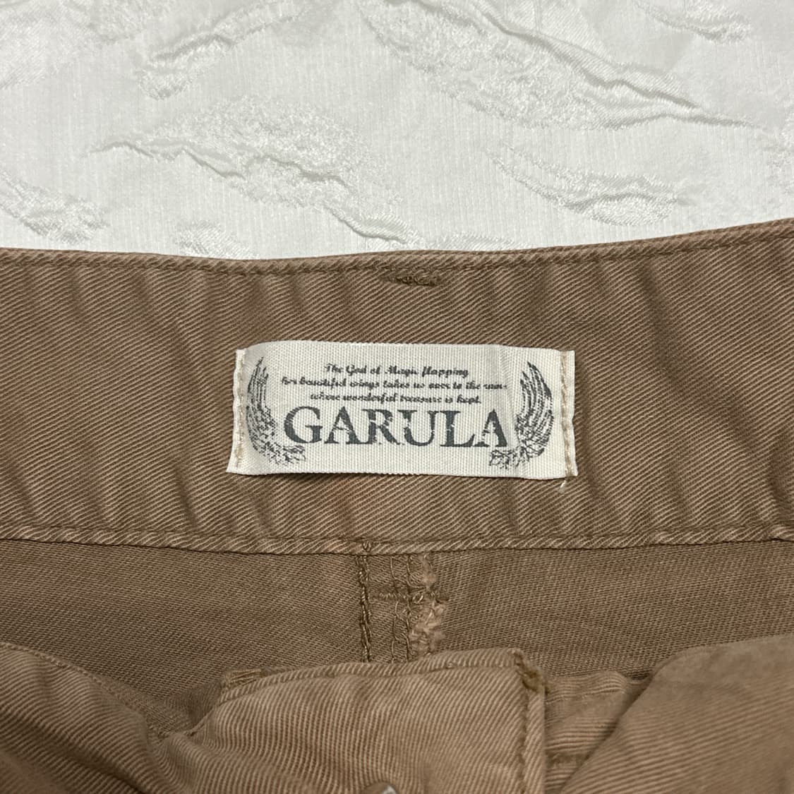 빈티지 garula 갸루 더블 벨트 스커트 팬츠 상품이미지5