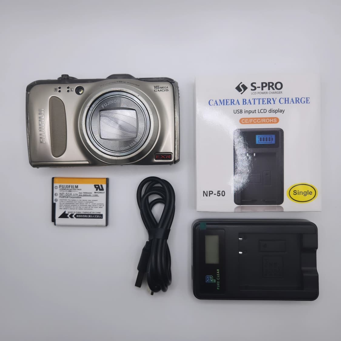 작례⭕️ 최저가꿀템✨️ 후지필름 파인픽스 F550EXR 실버 디지털카메라 상품이미지5