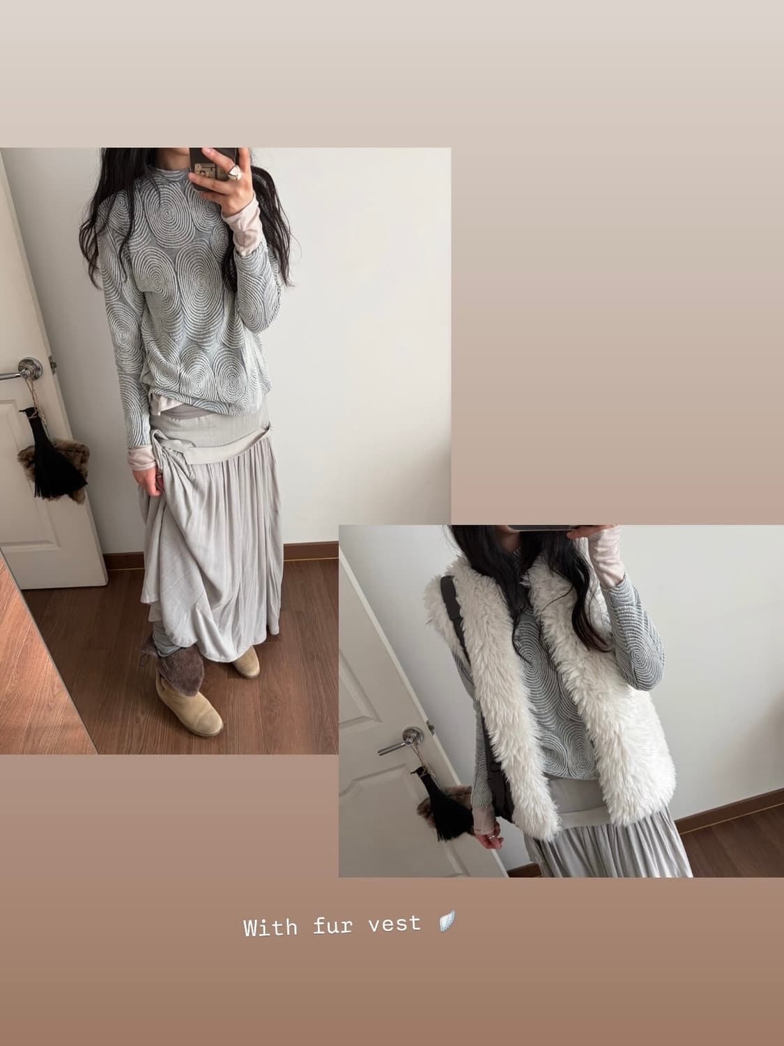 patterned pullover blouse 상품이미지5