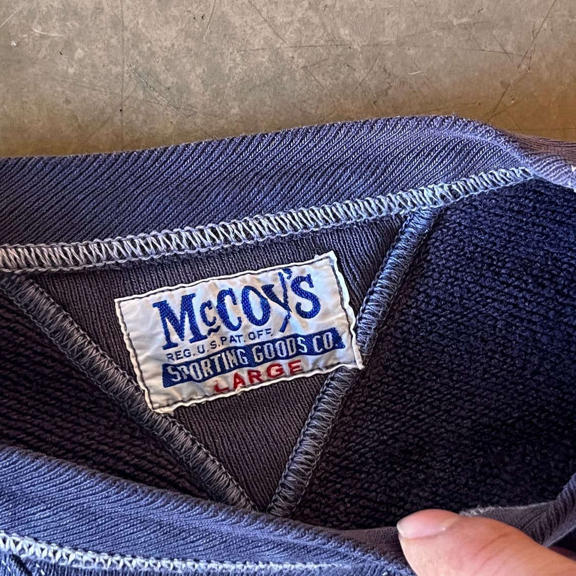 리얼맥코이 스웻 셔츠 USN 상품이미지5