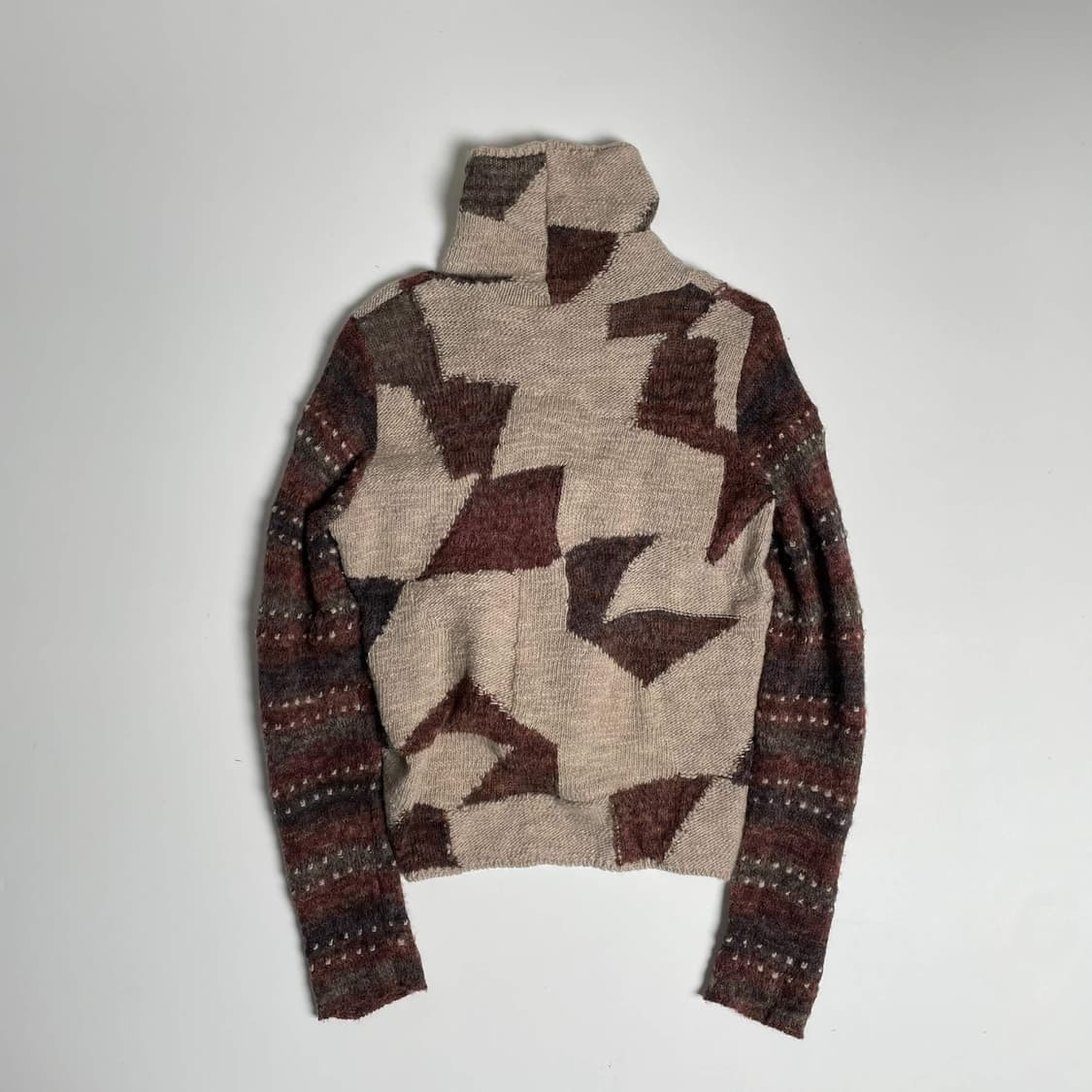 i+mu 스트링 셔링 울 블렌드 터틀넥 니트  상품이미지6