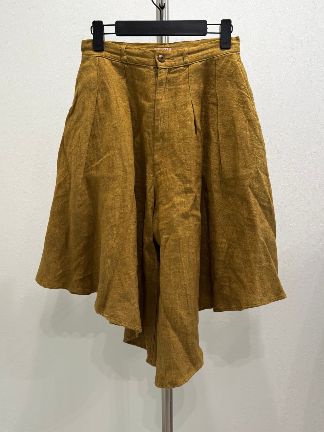 캐피탈 린넨 사선 와이드 스커트 팬츠 상품이미지1