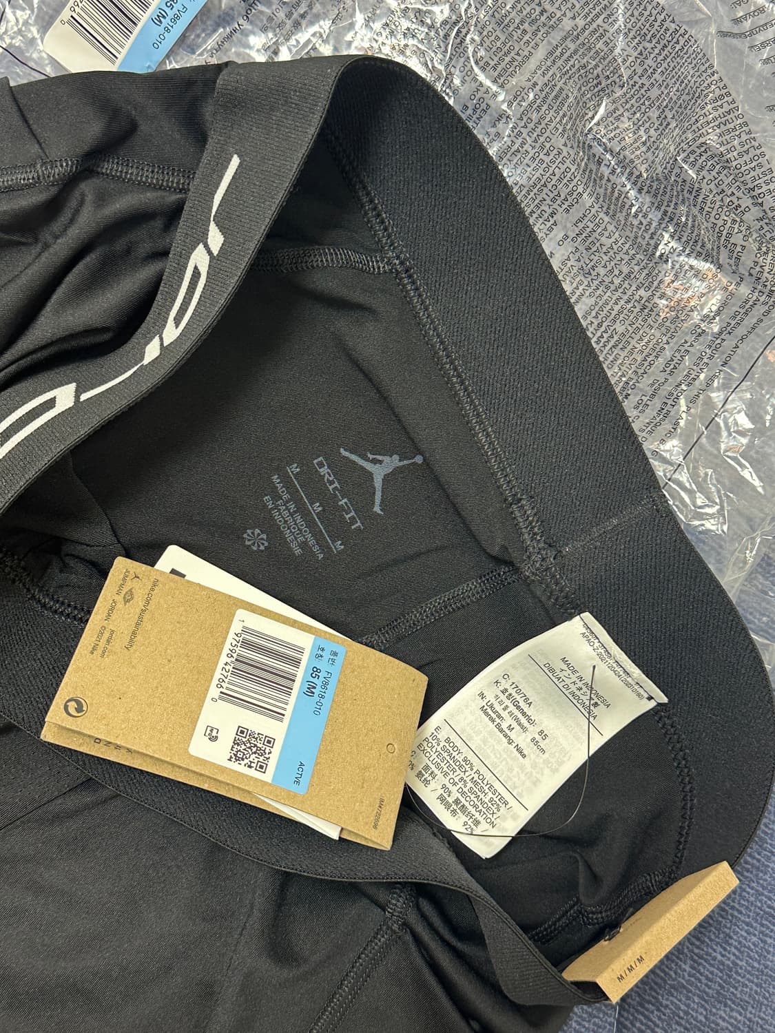 택포 새상품 조던 스포츠 타이즈 M 상품이미지2