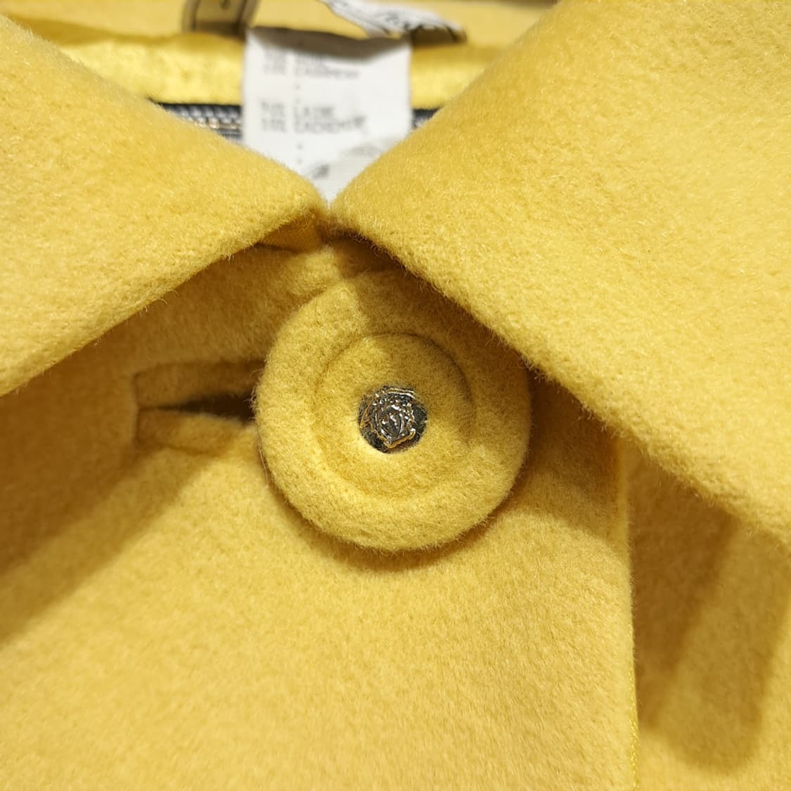 CN890W M 베르사체 꾸뛰르 울 캐시미어 롱코트 상품이미지7