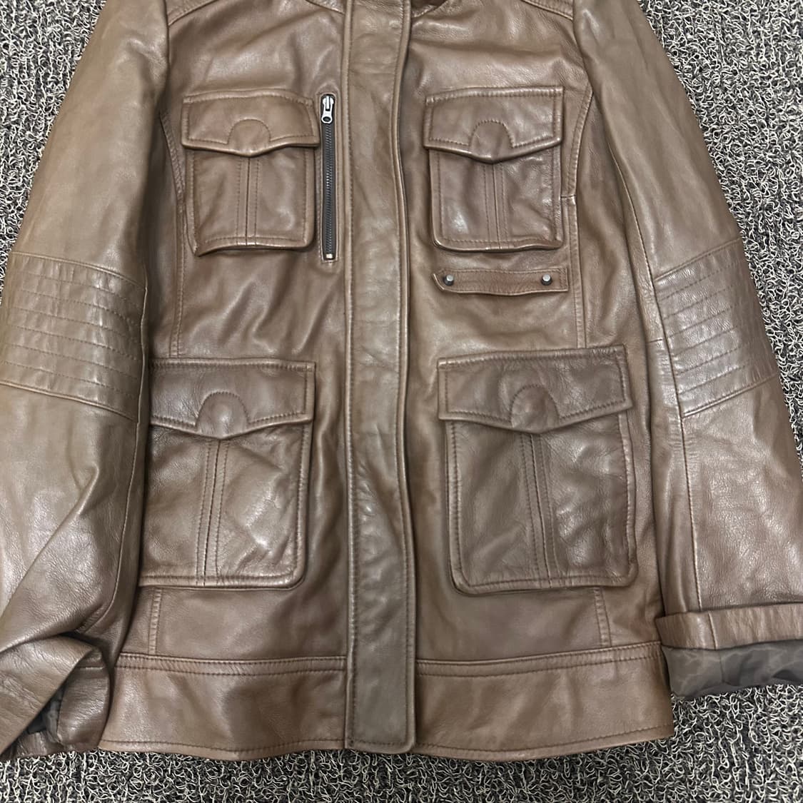 비욘드클로젯 여성 양가죽 자켓 브라운 55사이즈 상품이미지3