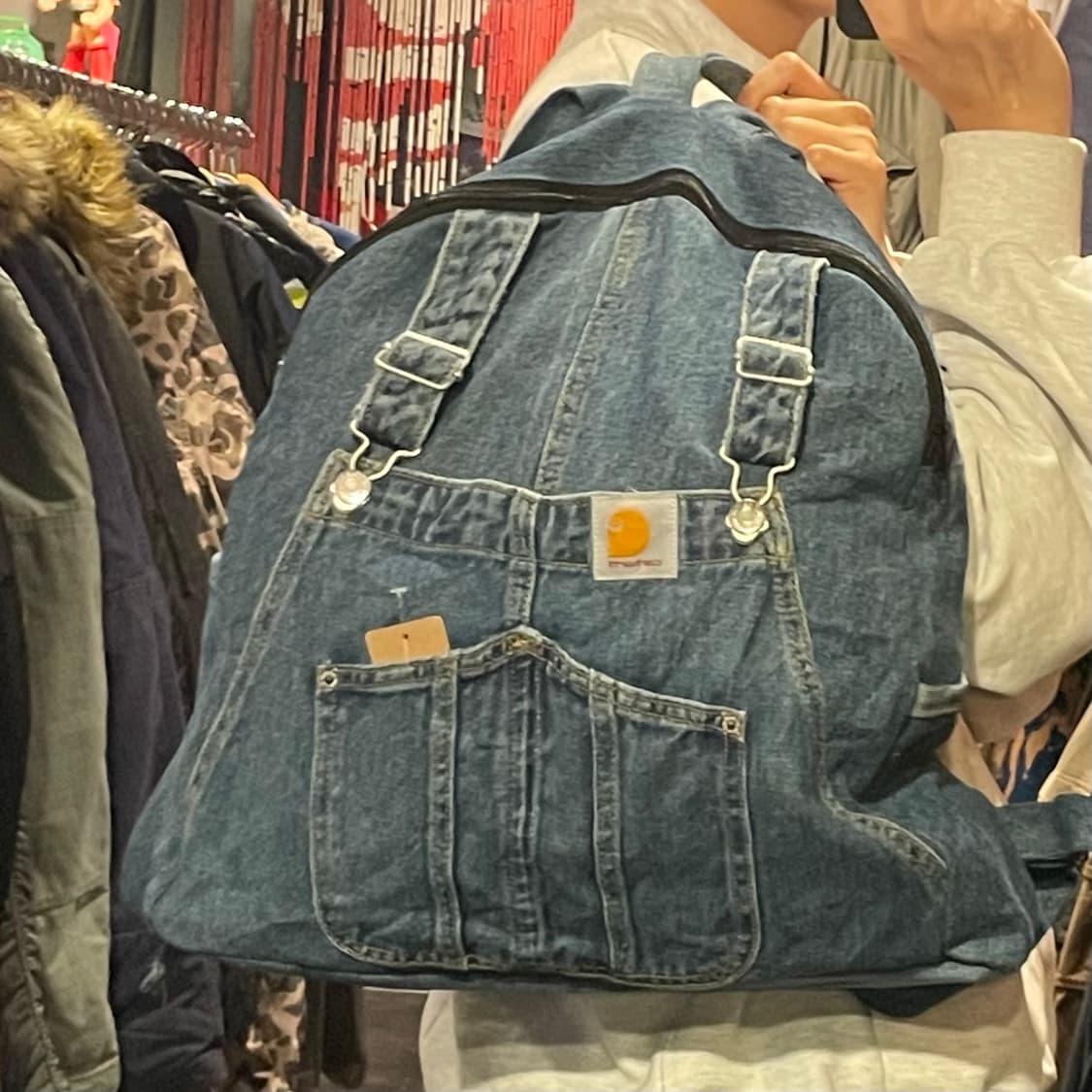 [IM] carhartt 칼하트 리메이크 데님 백팩 상품이미지1