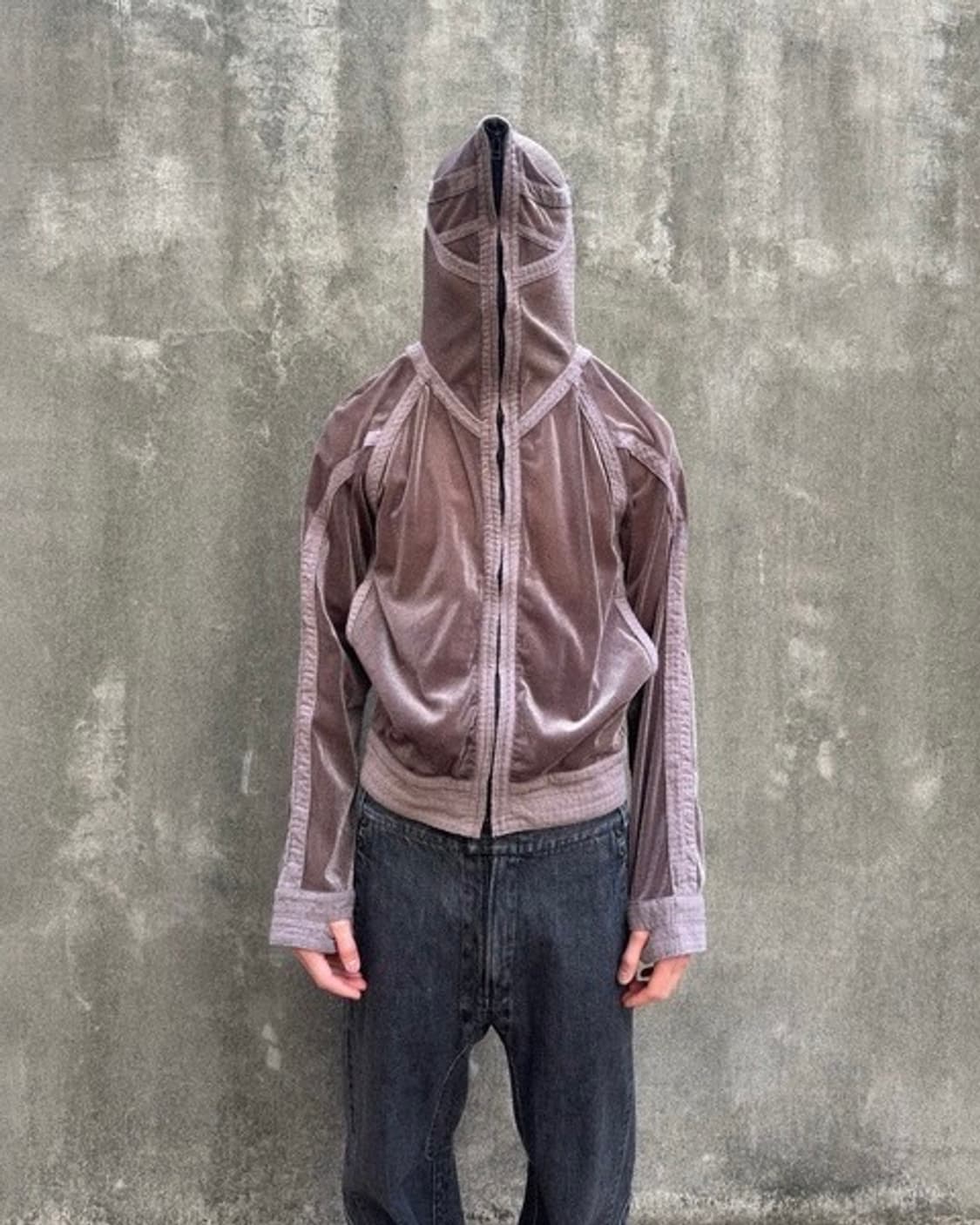 JIAN YE mesh hoodie 상품이미지3