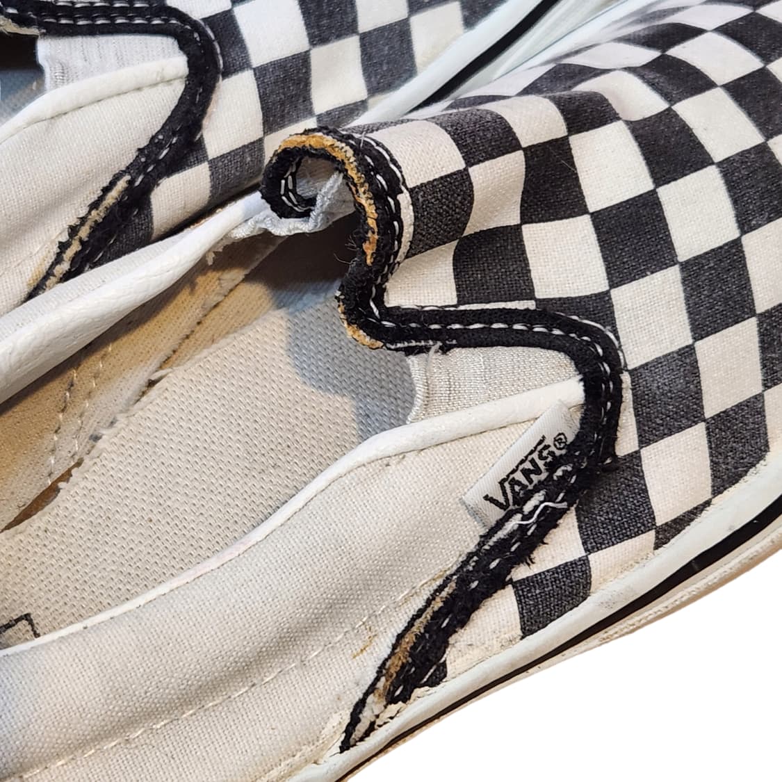 290)90's 빈티지 반스 체커보드 상품이미지6