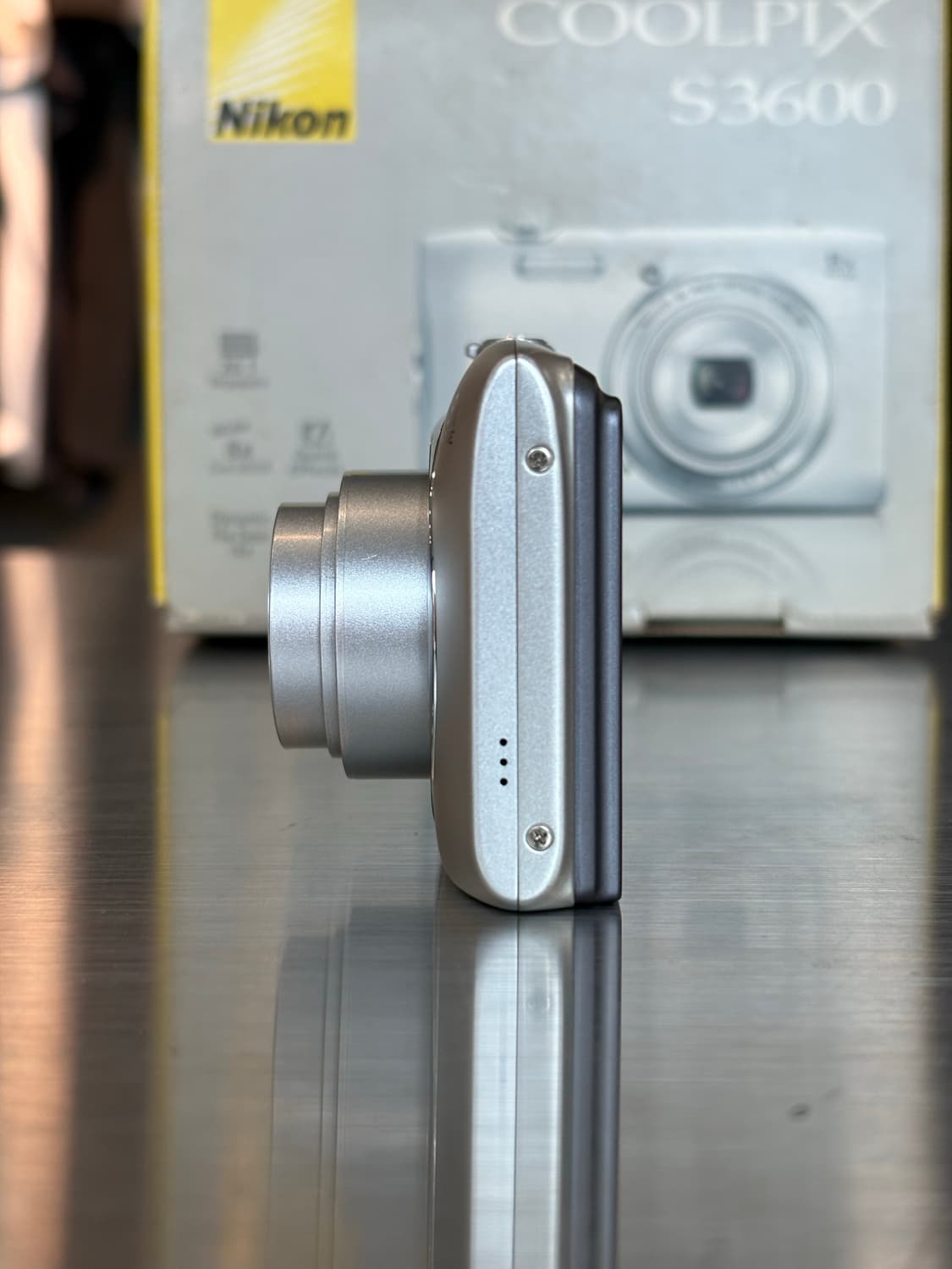 풀박/날짜표시)니콘 쿨픽스 s3600 실버 빈티지디카 상품이미지5