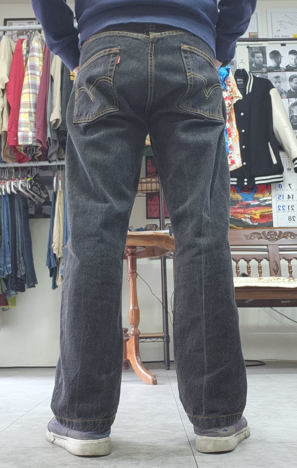 리바이스 501 데님 팬츠 상품이미지3