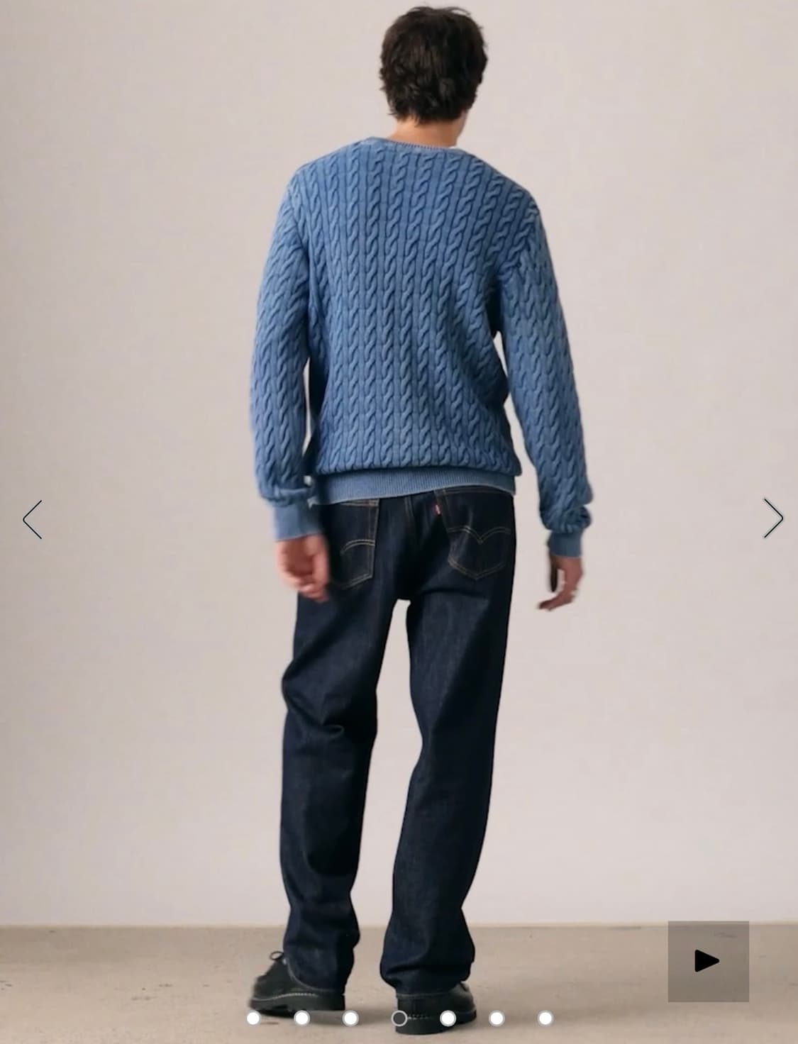 새) 리바이스 TRUE INDIGO DYE 스웨터 상품이미지5