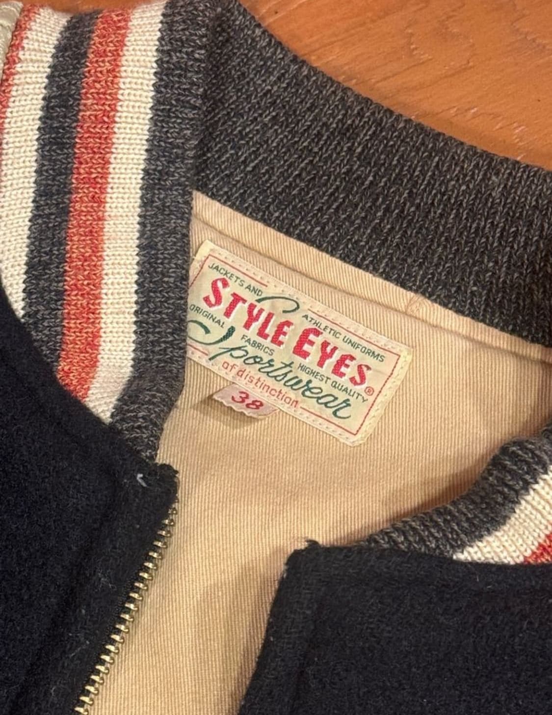 토요엔터프라이즈 스타일 아이즈 스타디움 바시티 자켓 상품이미지6