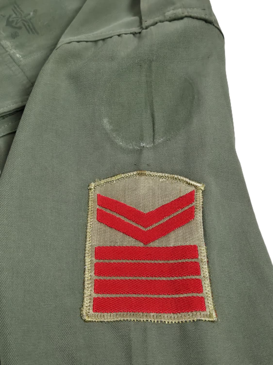 육군 구형 중사 민무늬 야전상의 전투복 상의 자켓 (L) 상품이미지10