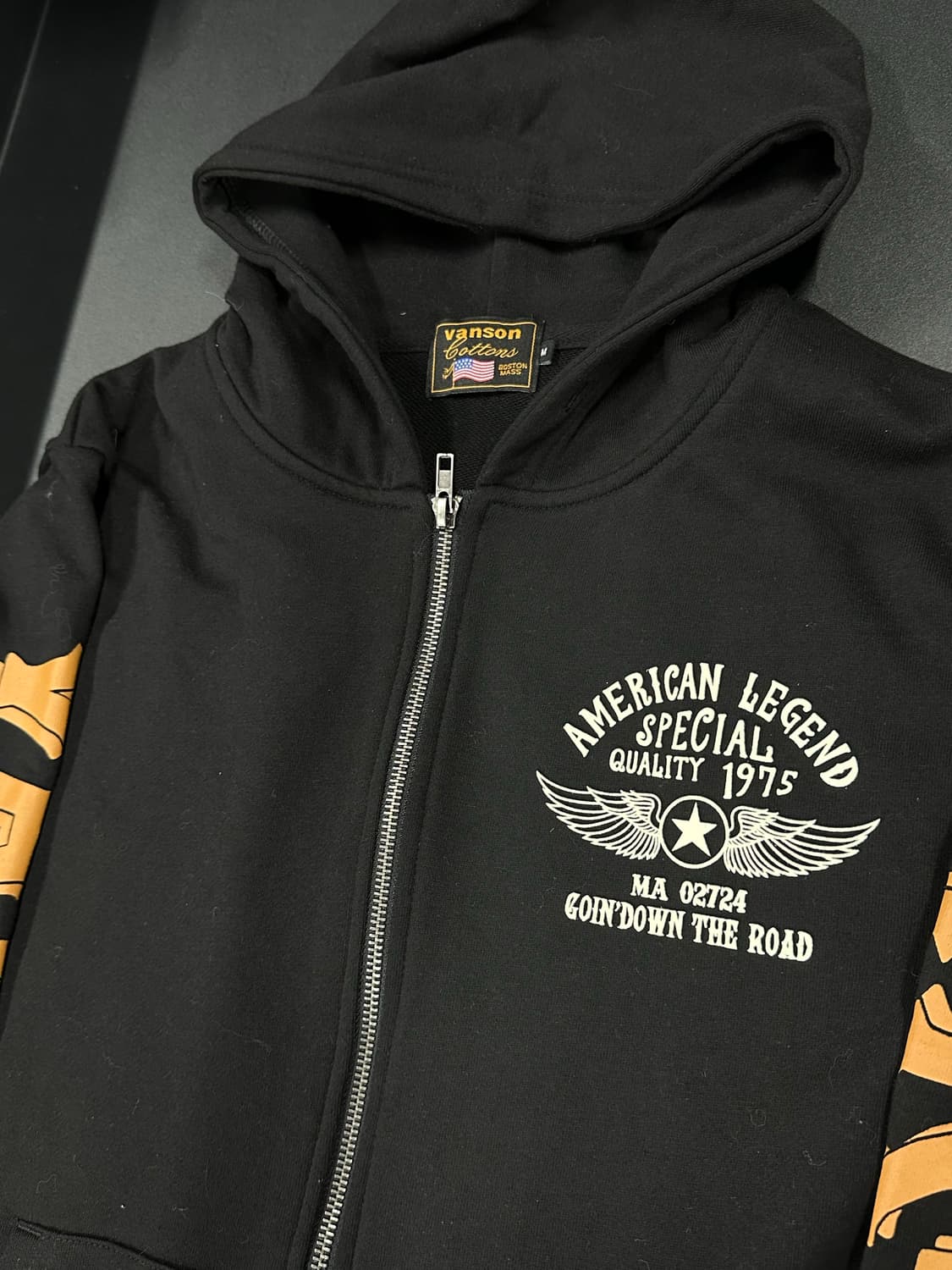 벤슨 백프린팅 후드 집업 상품이미지6