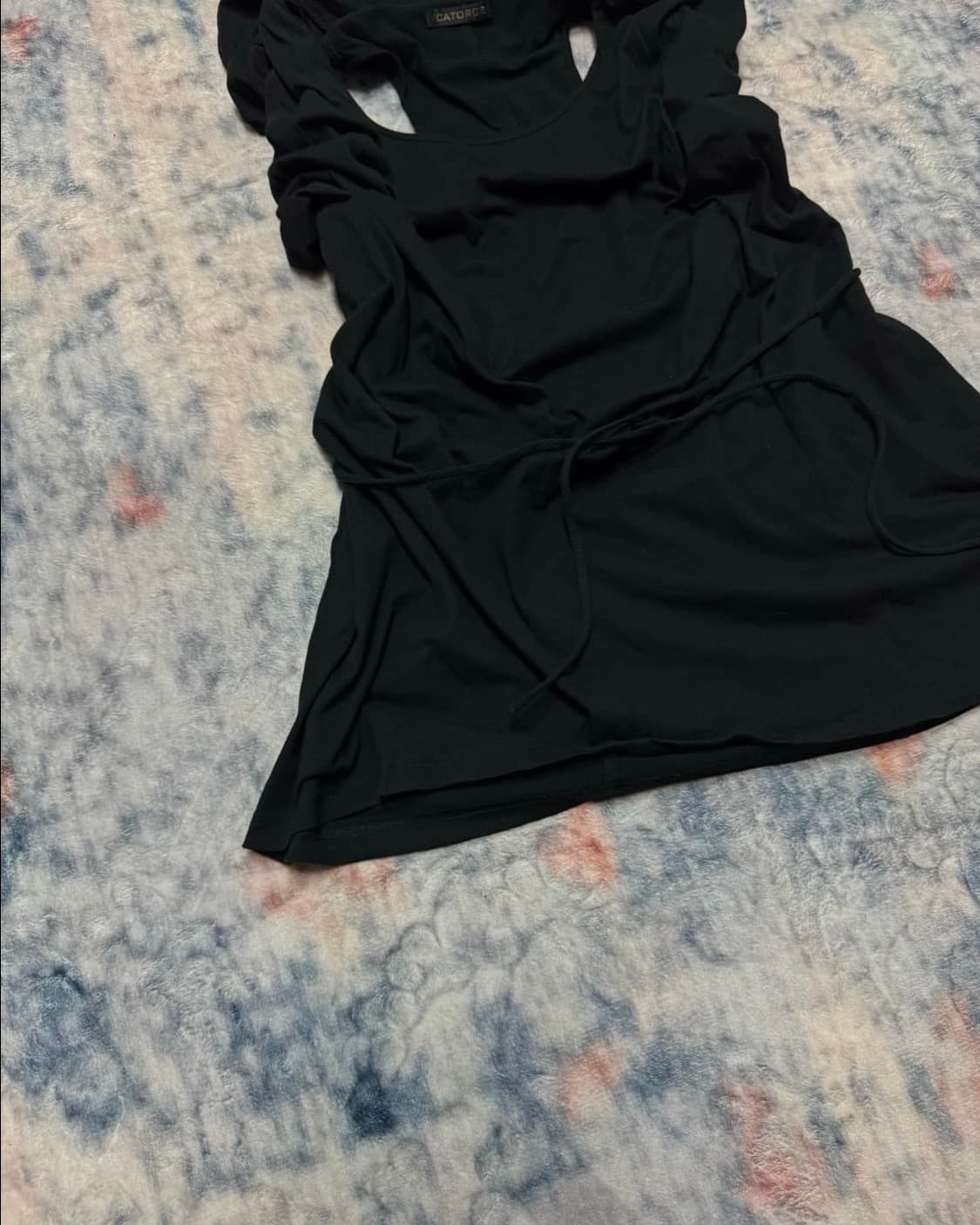 Avantgarde Drape string Sleeveless 상품이미지5