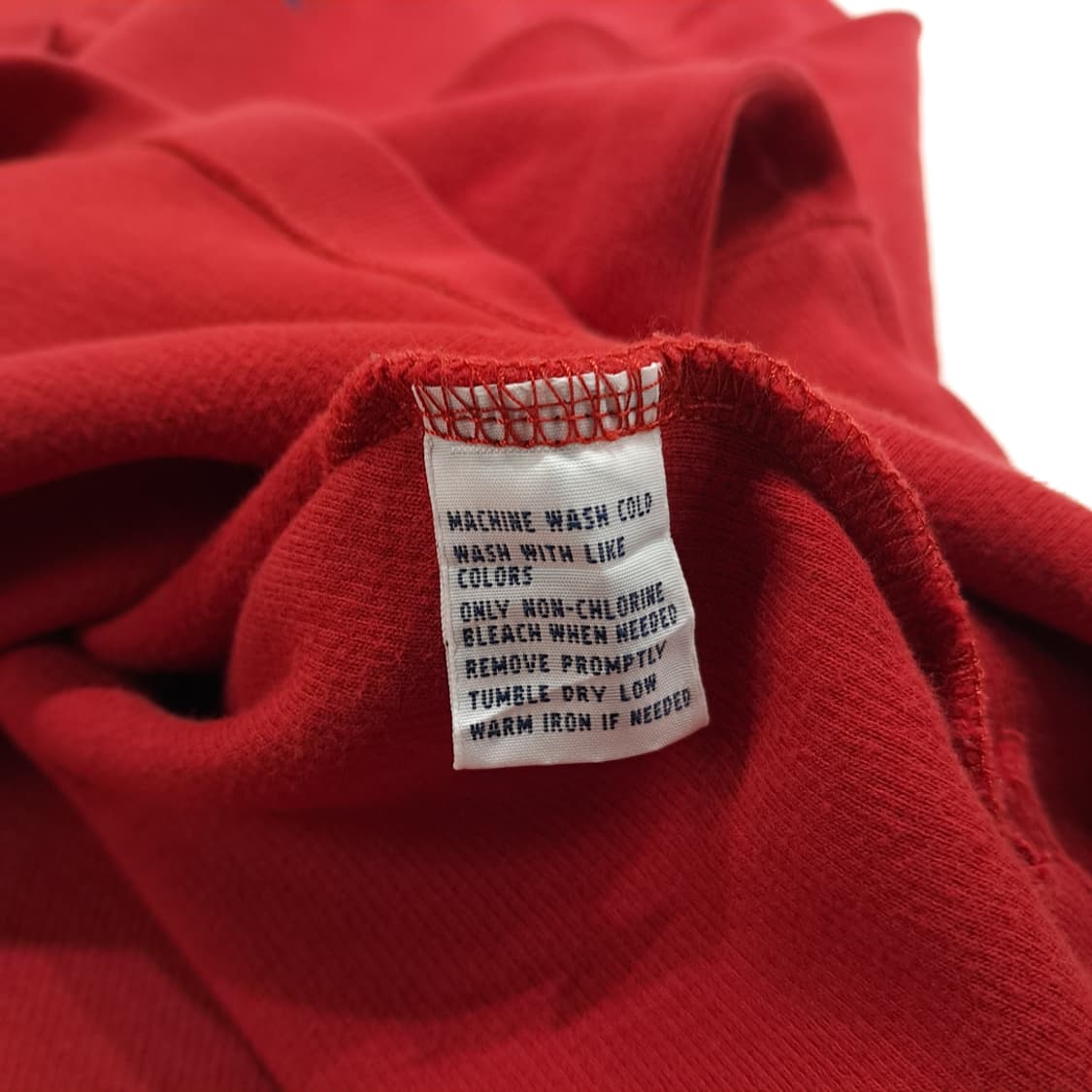 CN808 S 폴로 랄프로렌 레드 하프집업 긴팔 니트 스웨터 상품이미지6