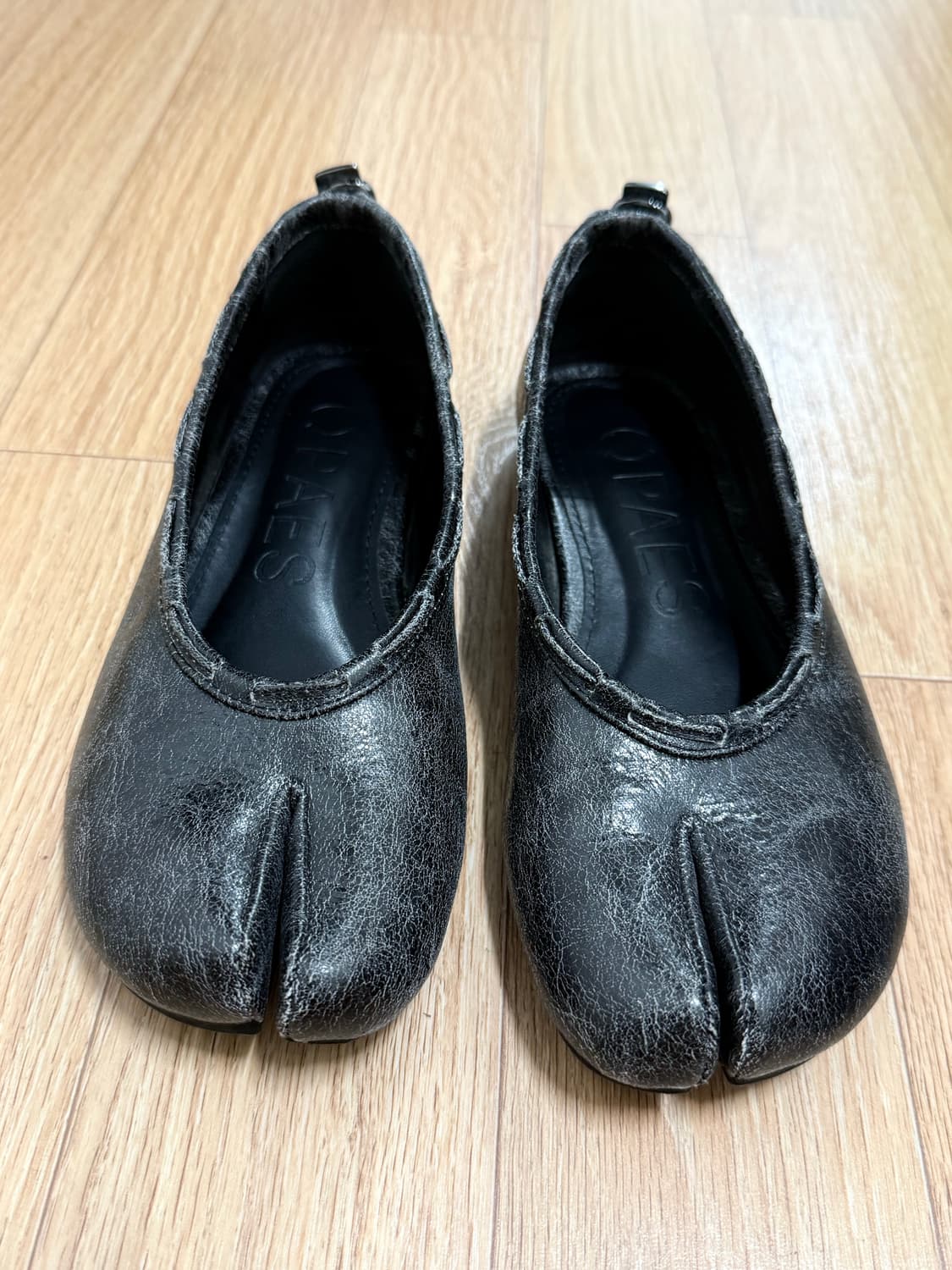 페이즈 Leather String Flat / Vintage Black 상품이미지4