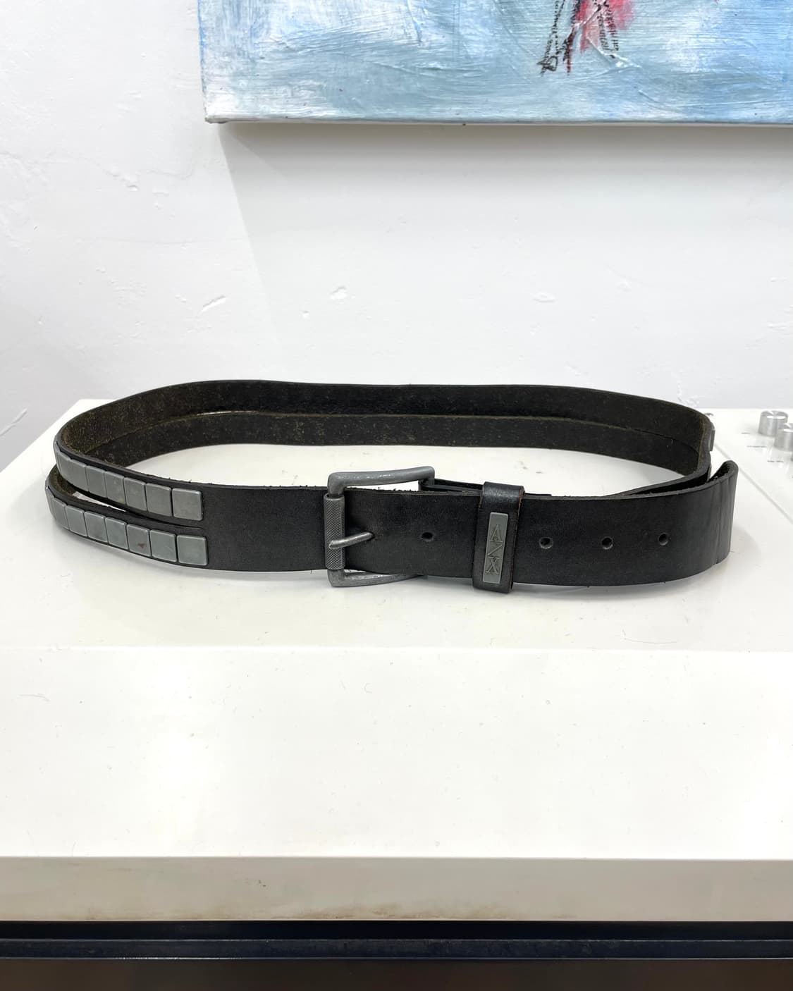 아르마니 익스체엔지 스터드 벨트 상품이미지2