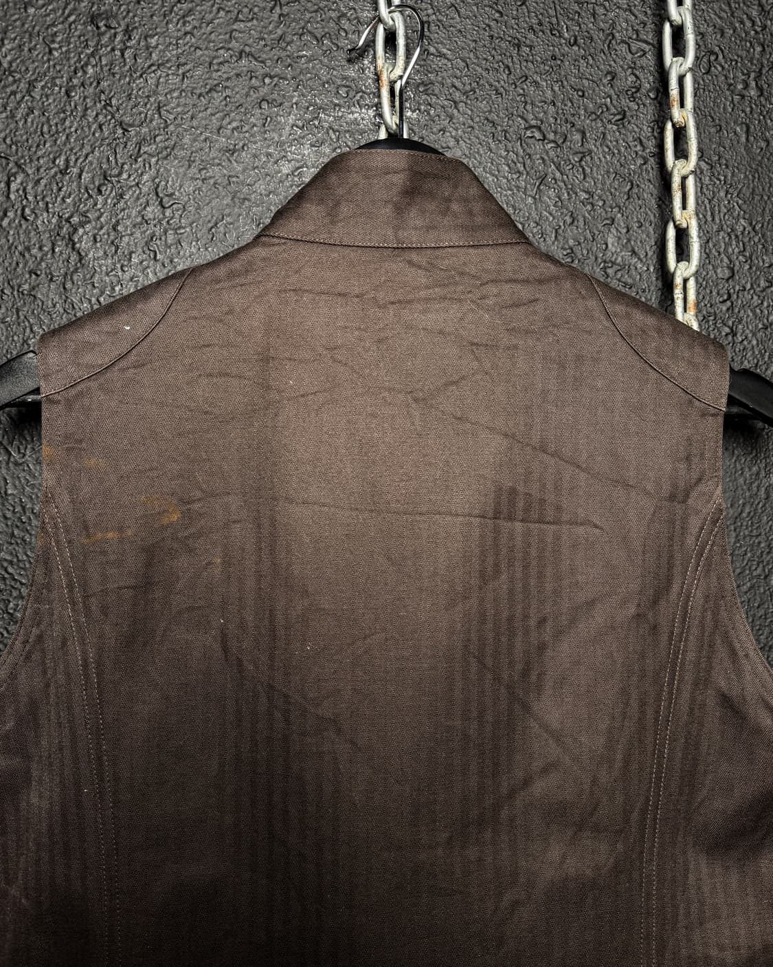 Vintage – Brown Rider Zip Vest 상품이미지10