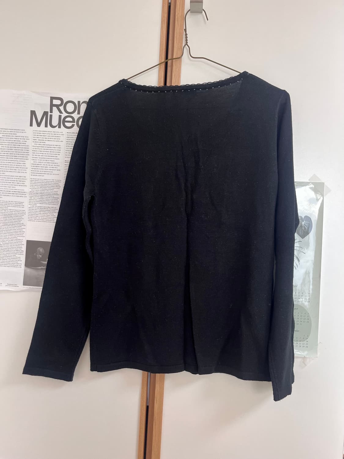 [빈티지] 블랙 레이스 셔링 티 상품이미지2