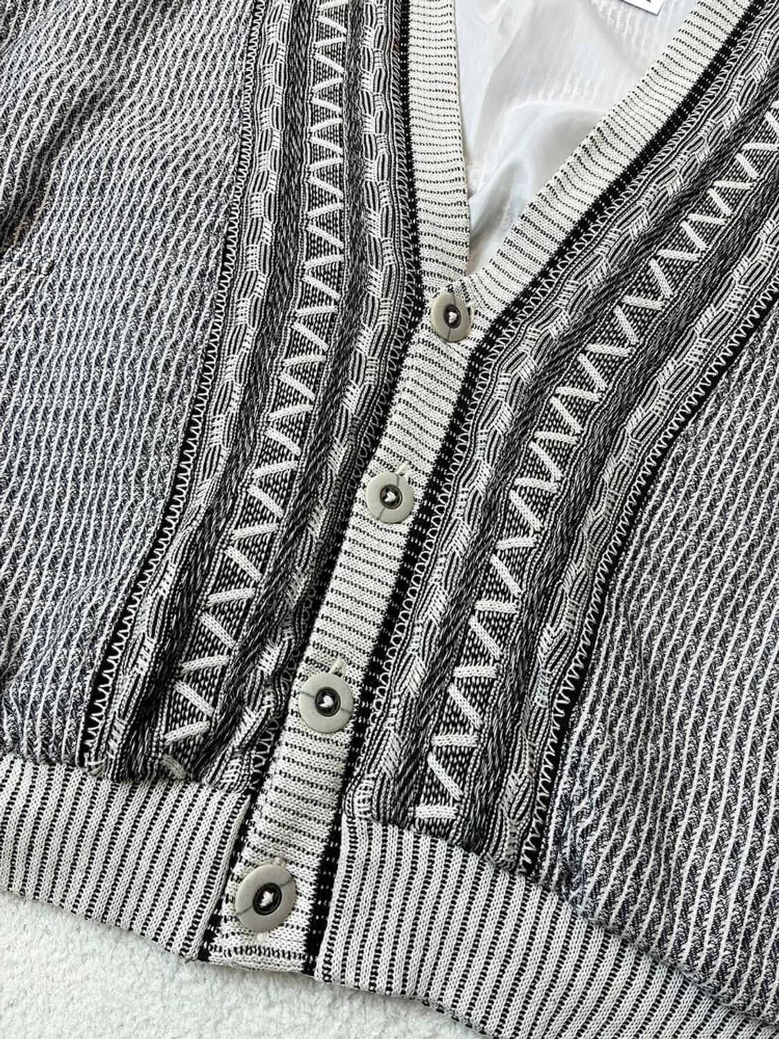 D Fine 00's USA 빈티지드 린넨 가디건 PN6113    상품이미지6