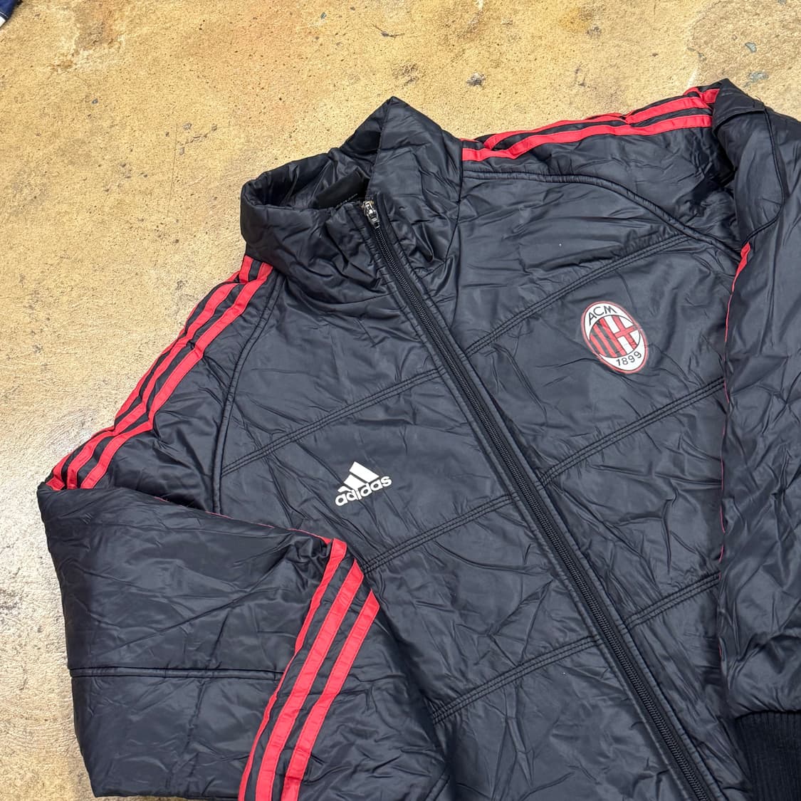 [정품/105] 아디다스 AC밀란 패딩 점퍼 블랙 b10 상품이미지1