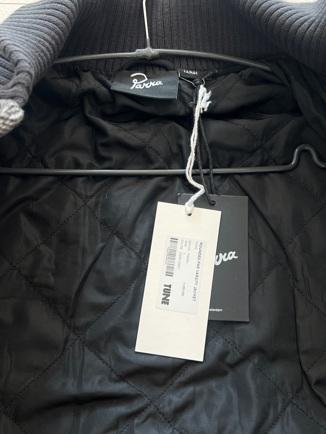 (BY PARRA)바이파라 바시티 자켓 L 상품이미지5