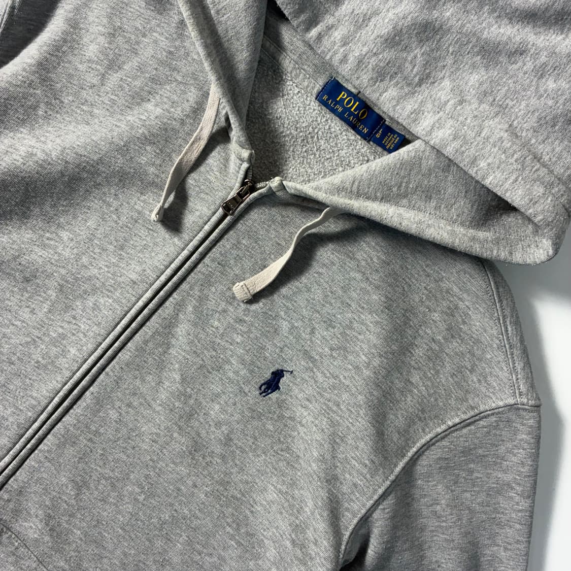 Polo  폴로 랄프로렌 자수 그레이 후드집업  상품이미지3