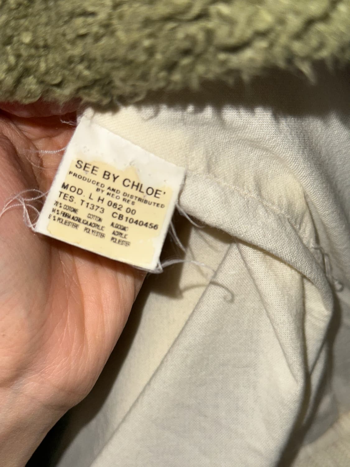 seebychloe 끌로에 y2k 포켓 야상 아이보리(안감탈부착) 상품이미지5