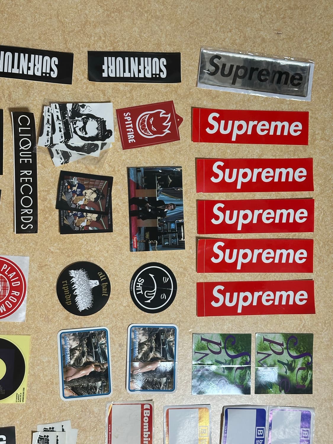 Supreme 등 스트릿브랜드 스티커 모음 상품이미지2