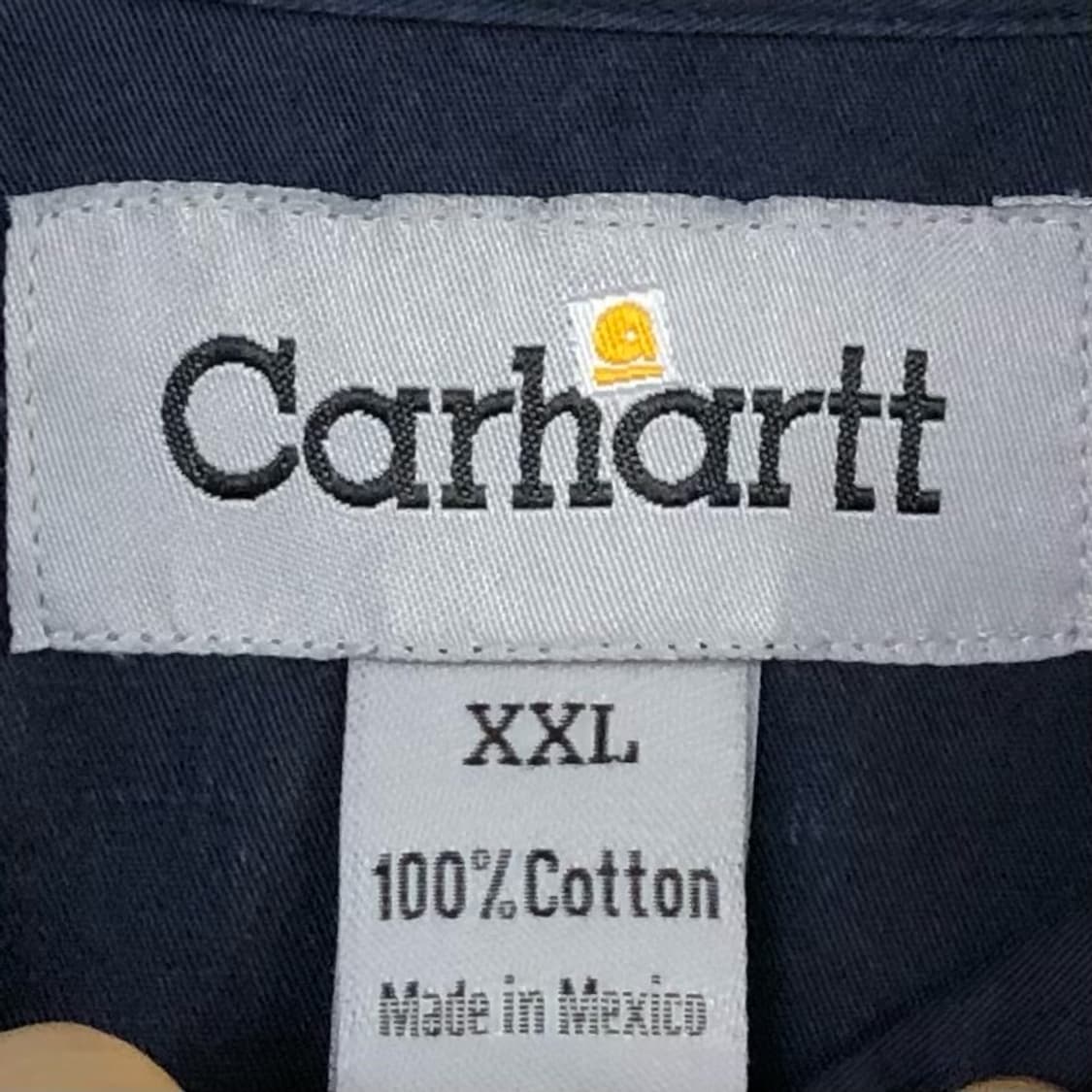 Xxl 칼하트 네이비 워크 빅셔츠 상품이미지3