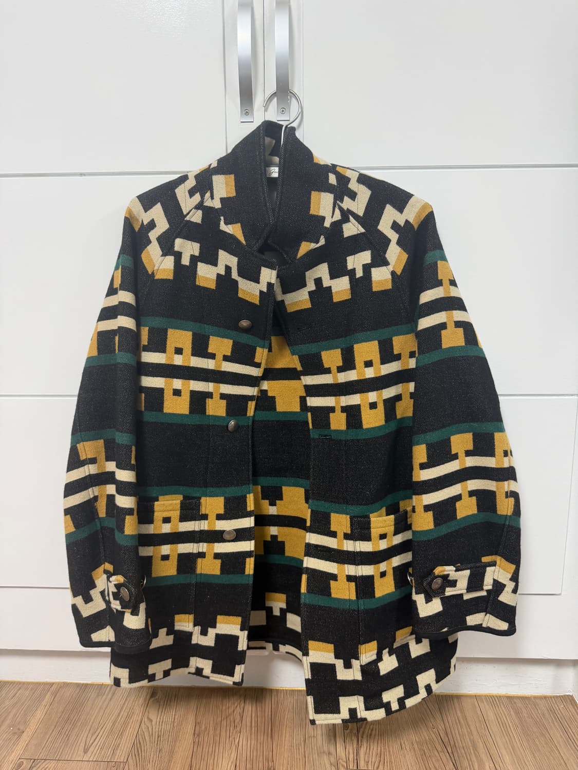 Visvim HOPILAND 비즈빔 네이티브 블랭킷 코트 상품이미지2