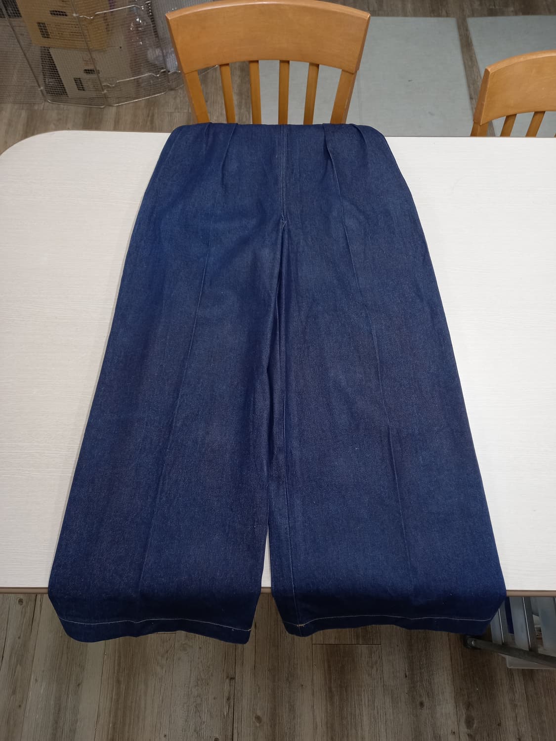 28(S) 새상품 TOPDRESSING 멜빵 플레어데님 28-899 상품이미지5