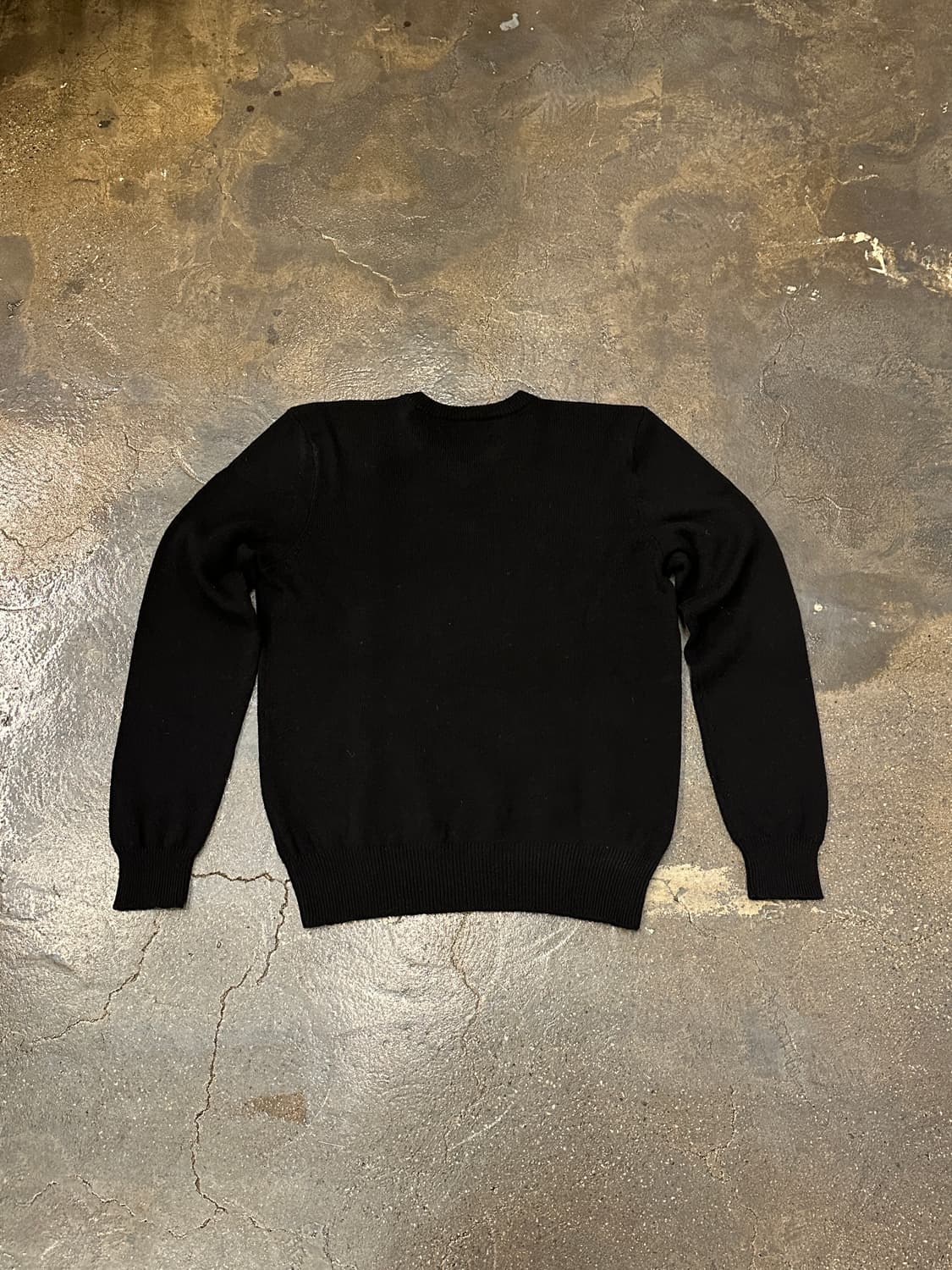 폴로 랄프로렌 블랙 브이넥 울니트 L 상품이미지2