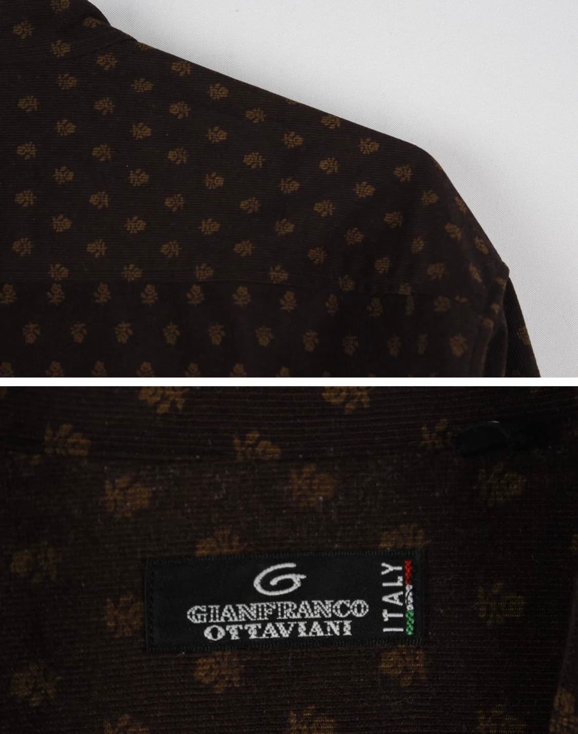 GIANFRANCO OTTAVANI 보라색 골덴 셔츠 상품이미지4