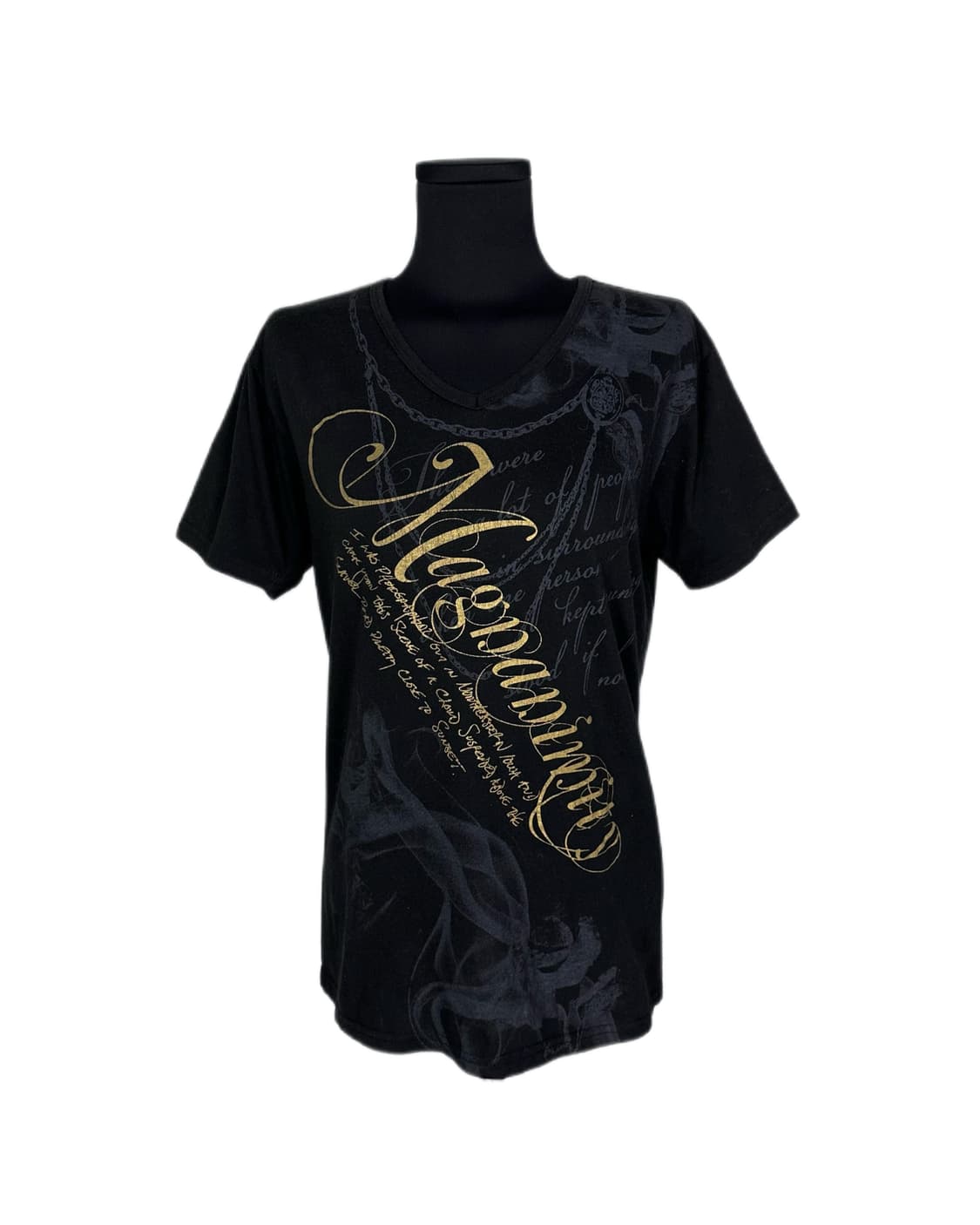 punk lettering printing t-shir 상품이미지2