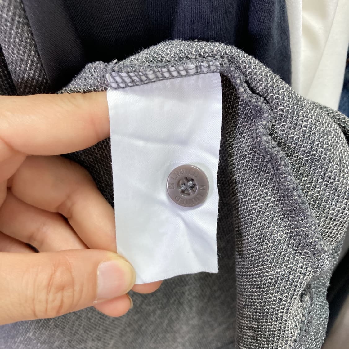 엠리밋 남성카라긴팔티셔츠 그레이 95  상품이미지5