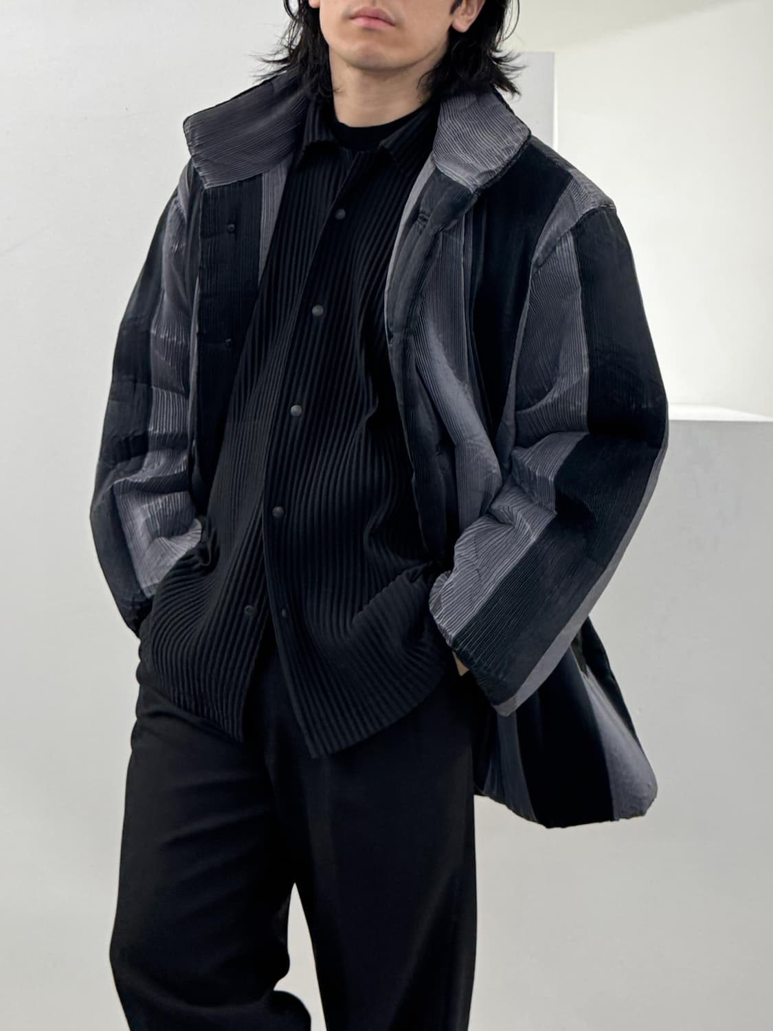 96 이세이미야케 플리츠 다운 자켓 상품이미지3