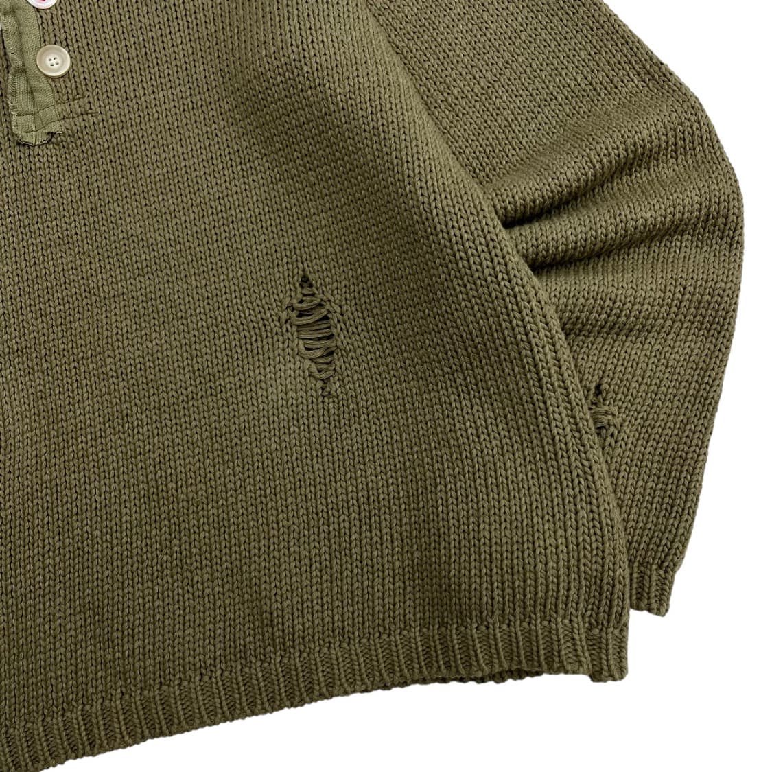 엔아카이브 빈티지 카키 니트 M 상품이미지5
