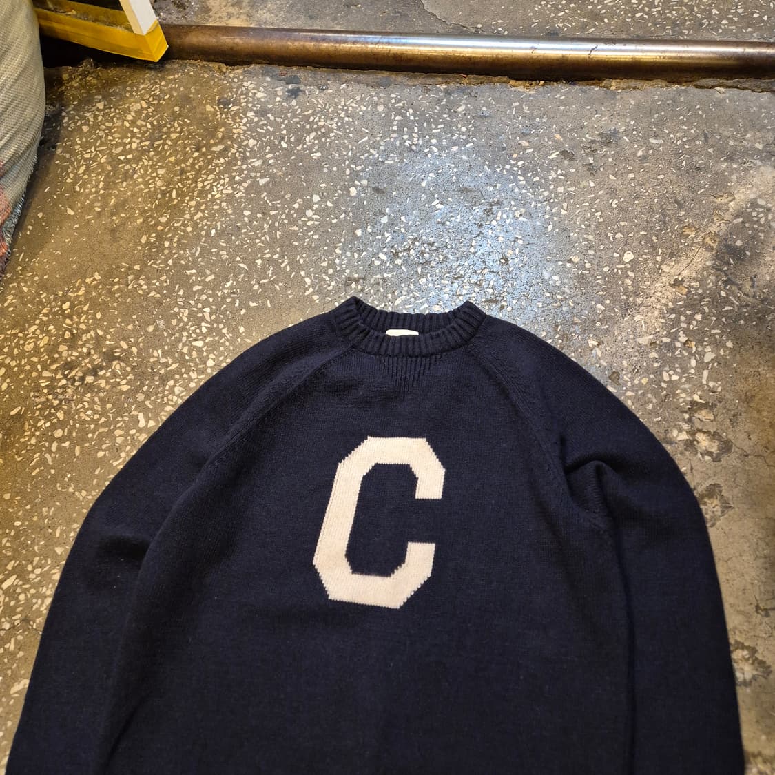 M 커버낫 네이비 니트 상품이미지5